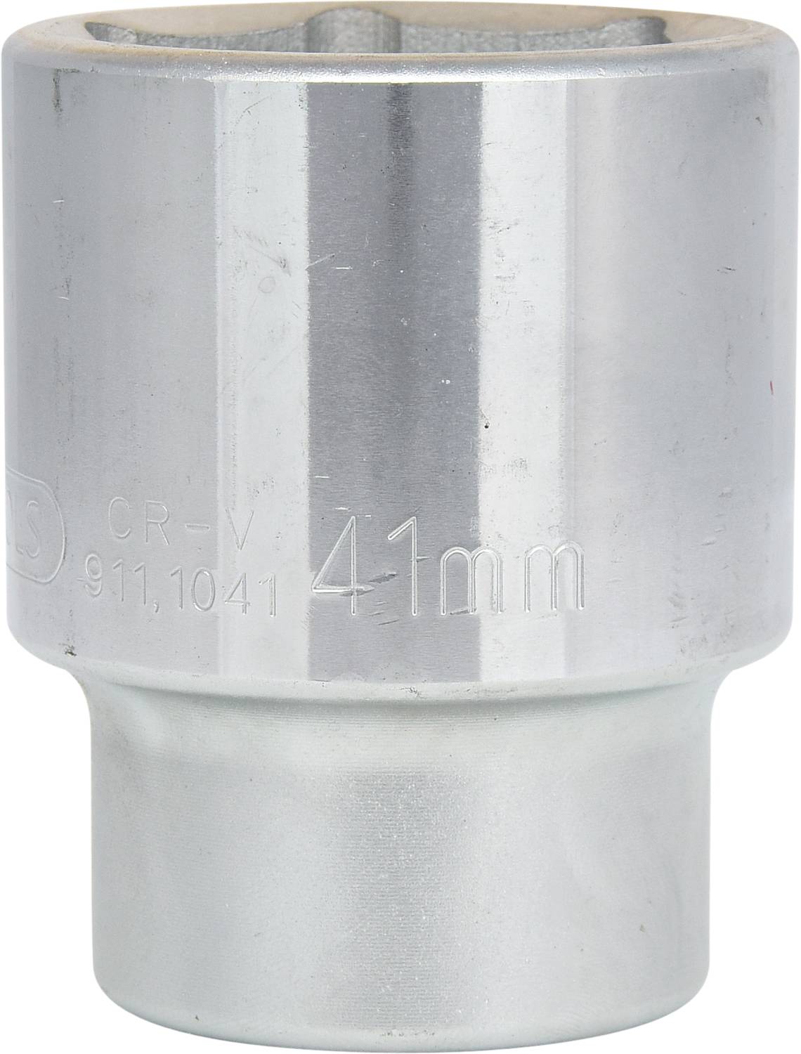 'Steckschlüssel, Größe 41 mm, aus glänzendem Metall.'