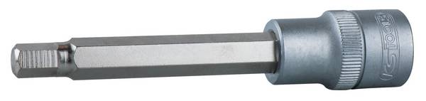 KS Tools Innen-6kant-Stecknuss 1/2" la. 5mm Länge 110mm 911.1325 Innen-Sechskant Stecknuss  5 mm  5 mm   1/2"