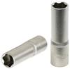 KS TOOLS 1/4" Sechskant-Stecknuss, lang, 12mm
