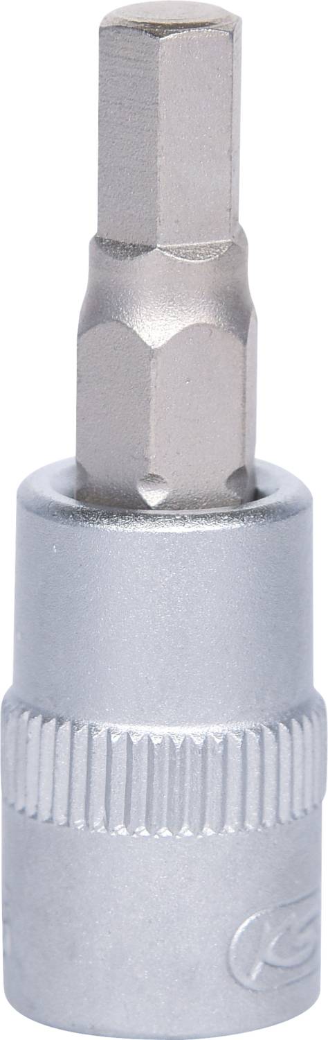 Sechskant-Bit-Aufsatz aus Metall, silber glänzend, für Schraubendreher, geeignet zum Lösen und Anziehen von Schrauben.
