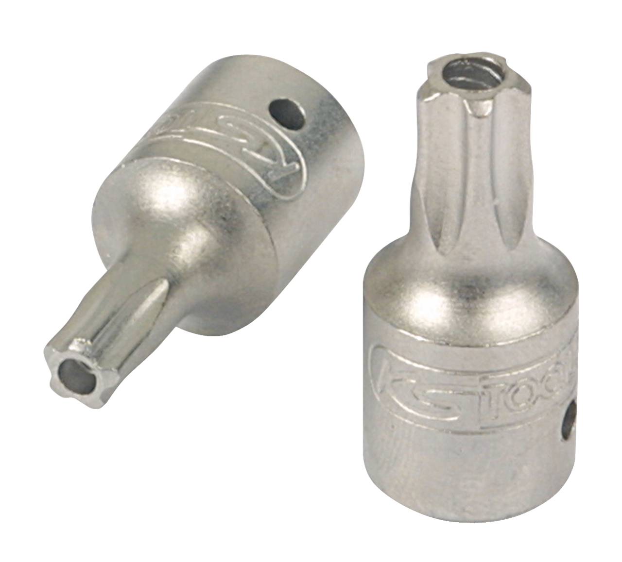 KS TOOLS 1/4\" Bit-Stecknuss, Fünfstern mit Stirnlochbohrung, TS30 (911.1476)