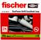 'Fischer DuoPower 8x40 EasyHook Loop' Produktpackung mit 8mm Haken und Zubehör. Enthält 25 Stück, die für sichere Befestigung ausgelegt sind.
