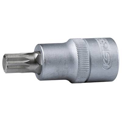 'Steckschlüsselaufsatz mit Torx-Profil aus Metall, von der Marke KS Tools. Verwendet für Schraubverbindungen mit Torx-Schrauben.'