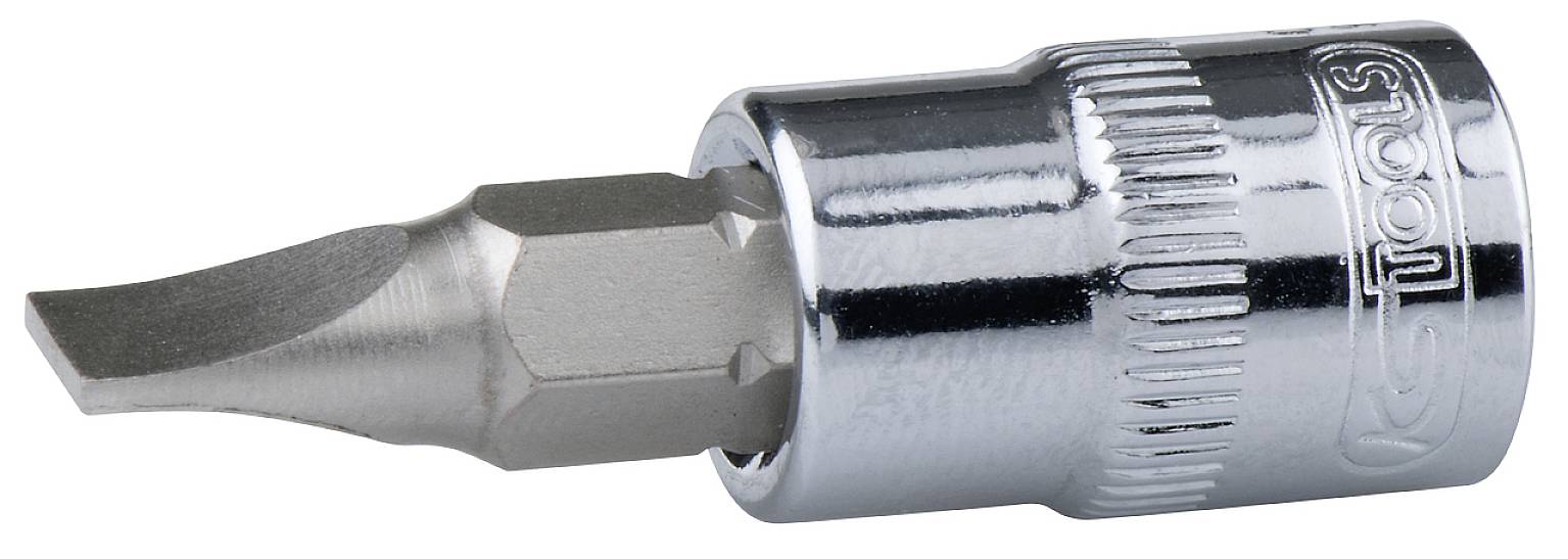 KS TOOLS 3/8\" CHROMEplus Bit-Stecknuss Schlitz, 8mm (918.3855)