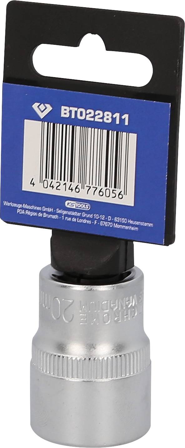 'Steckschlüssel-Einsatz mit Produktcode BT022811 und Barcode 4042146776059.'