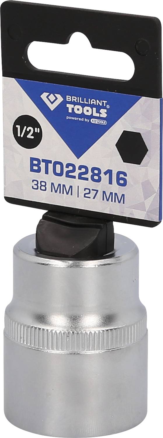 'Stecknuss 1/2 Zoll, BT022816, 38 mm x 27 mm, von Brilliant Tools.'