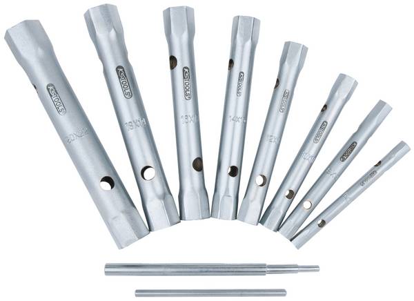 KS Tools 5.180.900 518.0900 Sechskant Rohrsteckschlüssel  22 mm    10teilig