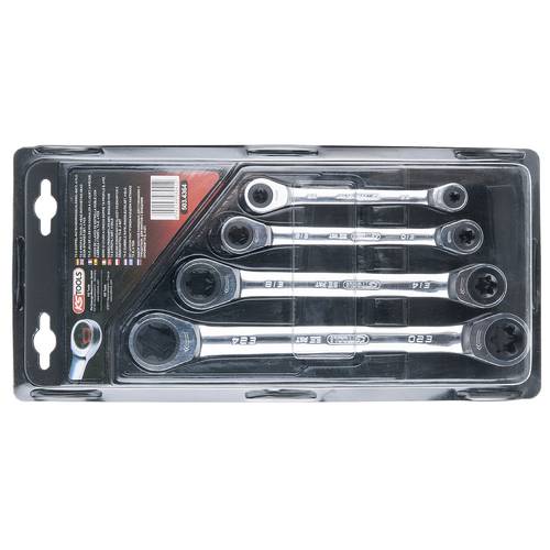 KS Tools 5034364 503.4364 Doppel-Ringratschenschlüssel-Satz Schlüsselweite (Metrisch) 6 - 20 mm