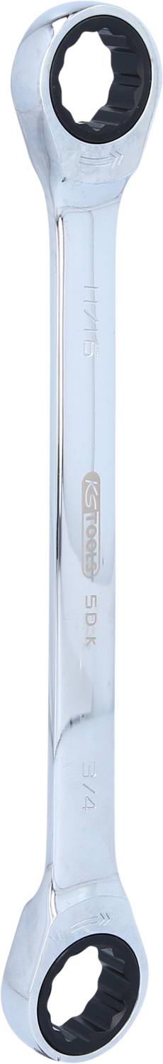 KS Tools 5034405 503.4405 Doppel-Ringschlüssel Schlüsselweite (Zoll) 3/4 - 11/16