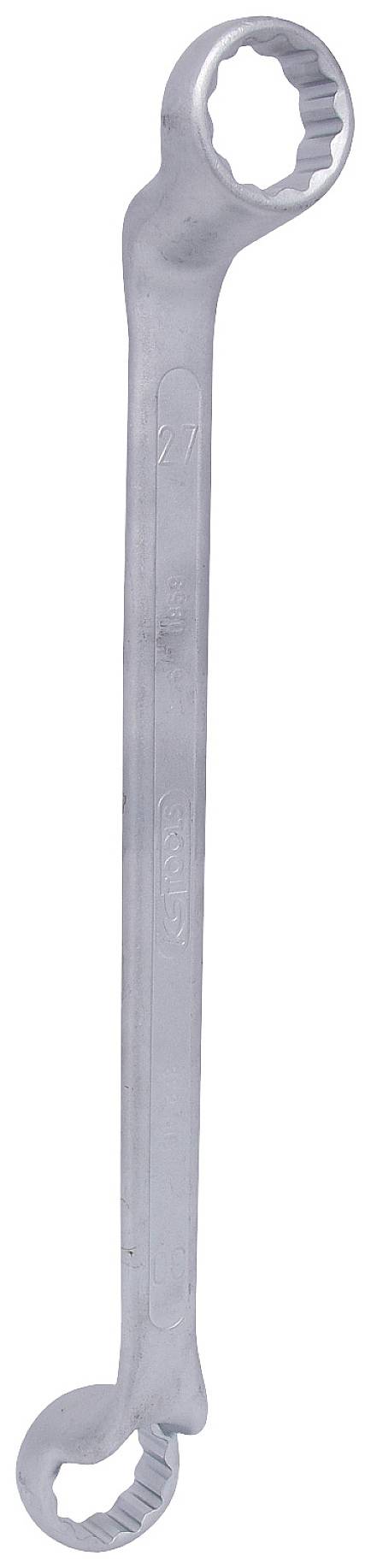 KS TOOLS CLASSIC Doppel-Ringschlüssel, gekröpft, 27x30mm (517.0859)