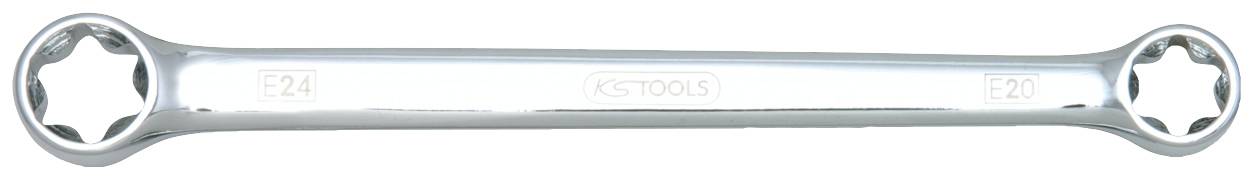 KS TOOLS CHROMEplus TX-E-Doppel-Ringschlüssel, E6xE8 (518.0861)