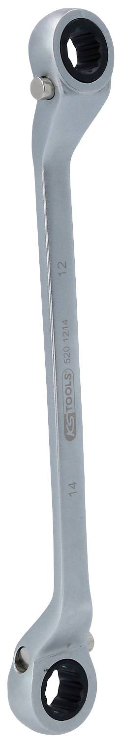 KS TOOLS CLASSIC Ratschenringschlüssel, umschaltbar, 12x14mm (520.1214)