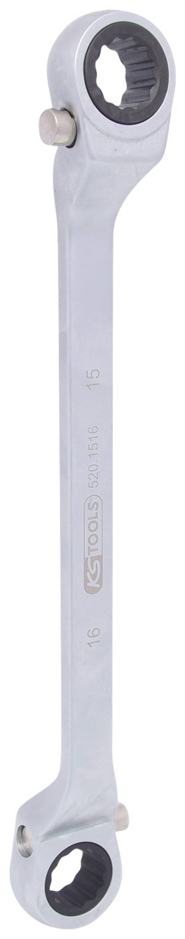 KS Tools 520.1516 5201516 Doppel-Ringschlüssel  Schlüsselweite (Metrisch) 15 - 16 mm