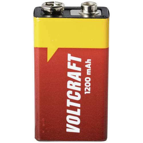 VOLTCRAFT VC-9V-Li-1200mAh 9 V Block-Batterie Li-SoCl2 1200 mAh 1 St.