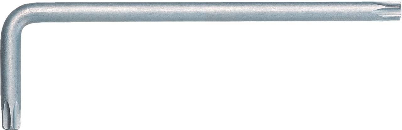 KS TOOLS Torx-Winkelstiftschlüssel mit Bohrung, kurz, TB7 (151.2242)