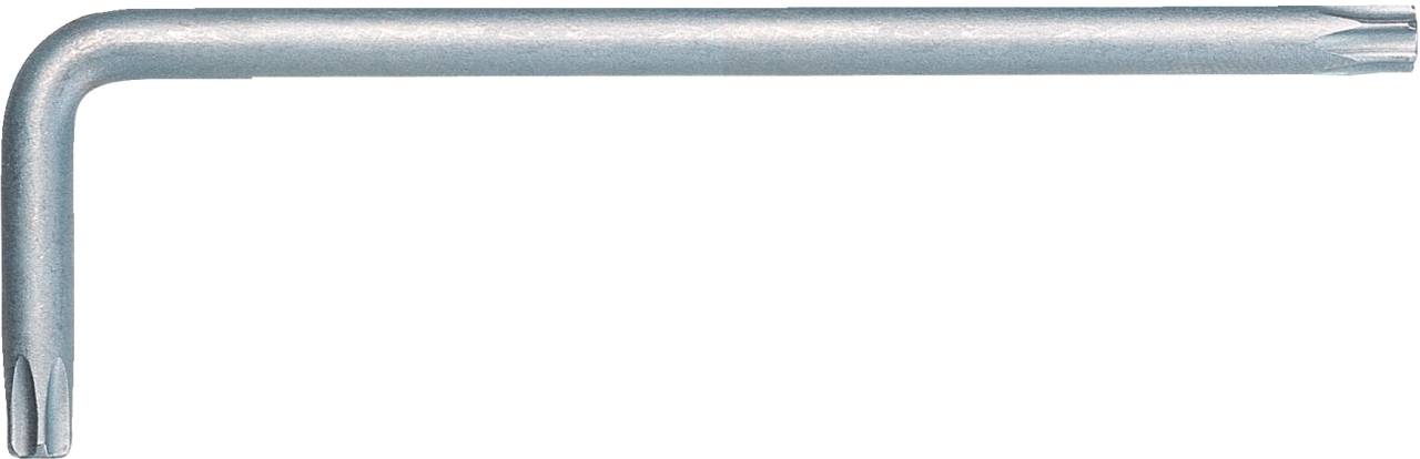 KS TOOLS Torx-Winkelstiftschlüssel mit Bohrung, kurz, TB9 (151.2244)
