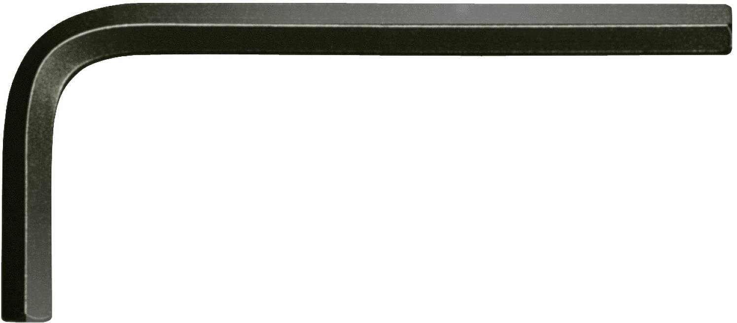 KS TOOLS Innensechskant-Winkelstiftschlüssel, kurz, 0,7mm (151.26007)