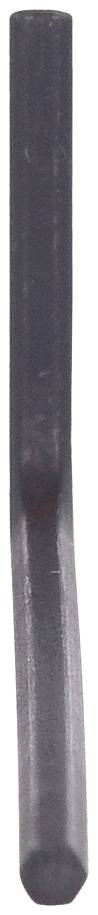 Ein zylindrischer Metallstift mit einer leicht gebogenen Form, möglicherweise ein Werkzeug oder Bauteil.