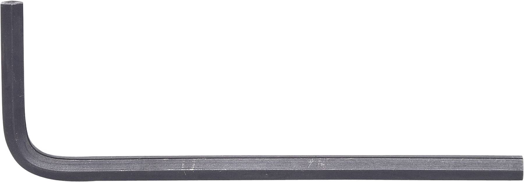 KS TOOLS Innensechskant-Winkelstiftschlüssel phosphatiert, kurz, 3mm (151.2603)