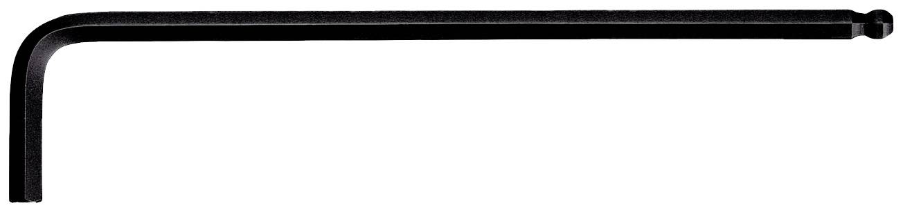 KS TOOLS Kugelkopf-Innensechskant-Winkelstiftschlüssel phosphatiert, lang, 5,5 mm (151.29055)