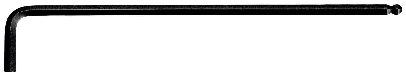 KS TOOLS Kugelkopf-Innensechskant-Winkelstiftschlüssel phosphatiert, XL, 2mm (151.3002)