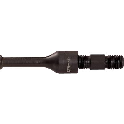 Metallisches Reparaturwerkzeug mit Schraubgewinde und Griff. Verwendet für spezielle industrielle Anwendungen oder Maschinenwartung.