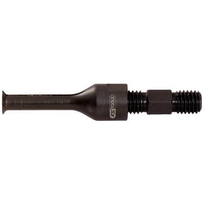 Ein schwarzer Metallaufsatz mit Gewinde und schmaler Spitze; Markenlogo 'KS Tools' auf der Seite. Werkstattwerkzeug.