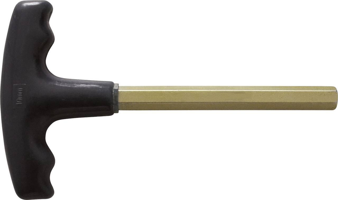 KS TOOLS BRONZEplus Innensechskant-Winkelstiftschlüssel mit T-Griff 5 mm (963.1574)