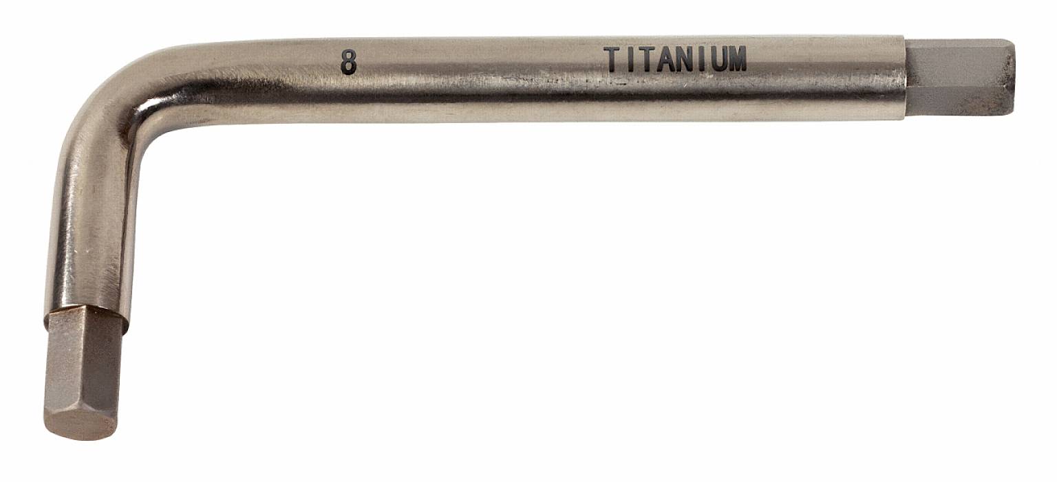 KS TOOLS TITANplus Winkelstiftschlüssel Innensechskant,3mm, 63mm lang (965.0403)