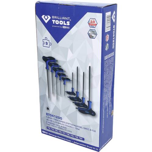 Brilliant Tools BT041011 Winkelschraubendreher T 10