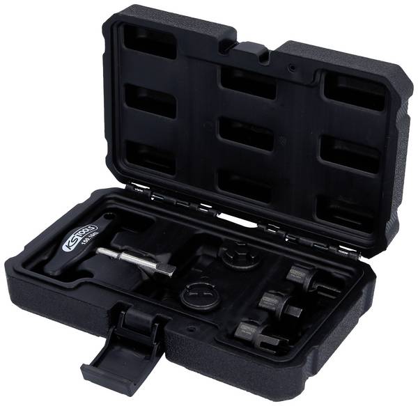 KS Tools 150.1030 3/8" Öldienst-Spezialprofil-Satz für Kunststoff-Ölablassschrauben, 6-tlg