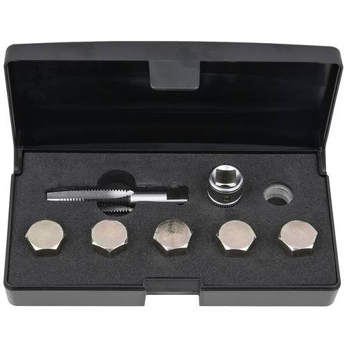 KS Tools 1504915 Ölablassschrauben-Gewindereparatur-Satz, 12-tlg M12 x 1,5