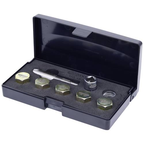 KS Tools 1504925 Ölablassschrauben-Gewindereparatur-Satz, 12-tlg M15 x 1,5