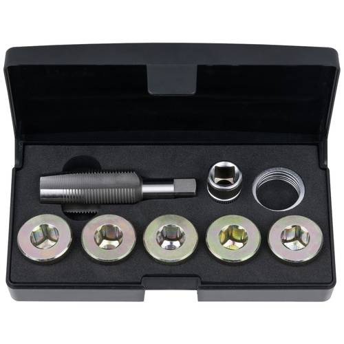 KS Tools 1504945 Ölablassschrauben-Gewindereparatur-Satz, 12-tlg M22 x 1,5