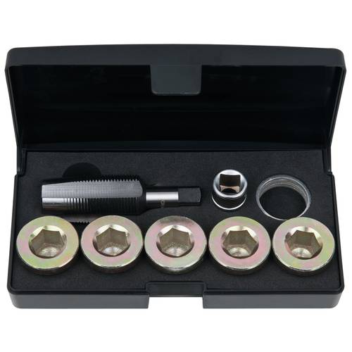 KS Tools 1504950 Ölablassschrauben-Gewindereparatur-Satz, 12-tlg M24 x 1,5