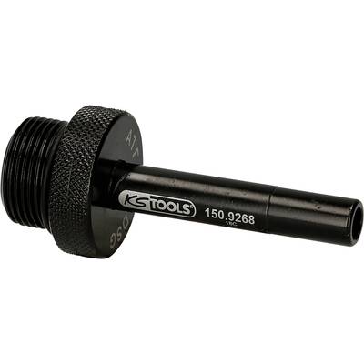 Ein schwarzer Adapter von KS Tools mit der Aufschrift '150.9268', geeignet für Spezialanwendungen in der Fahrzeugtechnik.