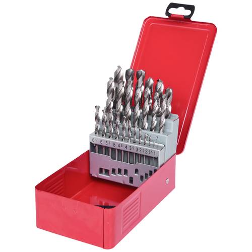 KS Tools 3302613 HSS-G Metall-Spiralbohrer-Set 1 mm, 1.5 mm, 2 mm, 2.5 mm, 3 mm, 3.5 mm, 4 mm, 4.5 mm, 5 mm, 5.5 mm, 6 m...
