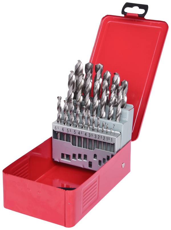 KS Tools 330.2613 3302613 HSS-G Metall-Spiralbohrer-Set  1 mm, 1.5 mm, 2 mm, 2.5 mm, 3 mm, 3.5 mm, 4 mm, 4.5 mm, 5 mm, 5.5 mm, 6 mm, 6.5 mm, 7 mm, 7.5 mm, 8 mm, 8.5 mm, 9 mm, 9.5 mm, 10 mm, 10.5 mm, 11 mm, 11.5 mm, 12 mm, 12.5 mm, 13 mm     1 St.