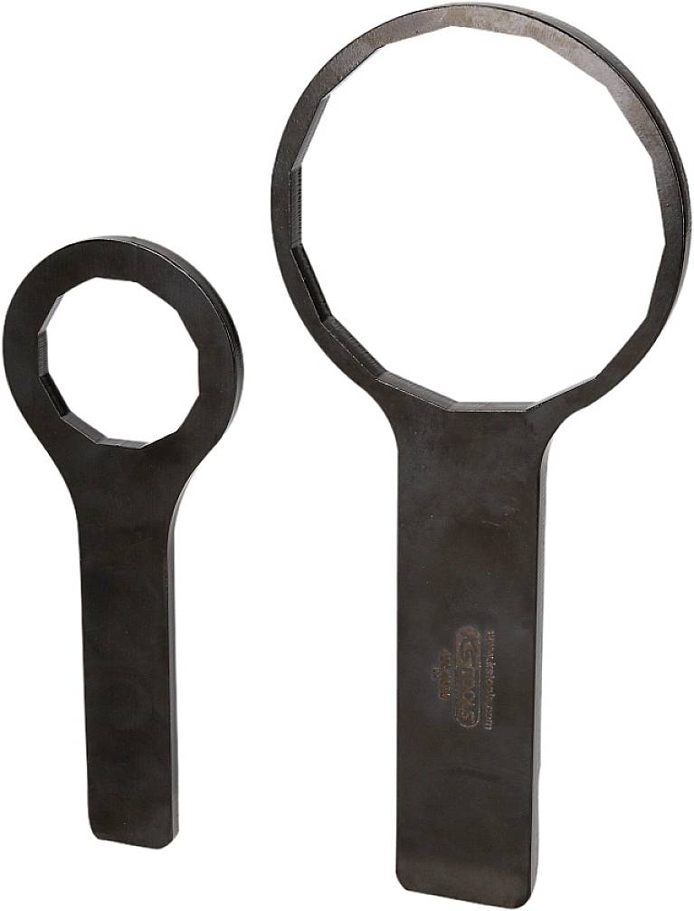 KS Tools 4604630 1/2 Ölfilterschlüssel-Satz für Mitsubishi, Ø 86/41 mm / 15/12 Flächen, 2-tlg