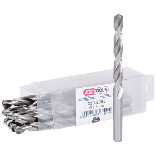KS Tools 3302085 HSS-G Metall-Spiralbohrer-Set 8.5 mm 10 St.
