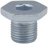 KS Tools 430.1062 Ölablassschraube, Innen6kant 8mm, M14x1,25x13mm, 10er-Pack