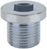 KS Tools 430.2159 Ölablassschraube, Innen4kant 8mm, M18x1,5x16mm, 25er-Pack