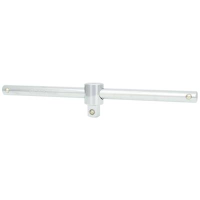 T-förmiger Schraubenschlüssel aus Metall, horizontal ausgerichtet. Hauptsächlich zum Anziehen oder Lösen von Schrauben verwendet.