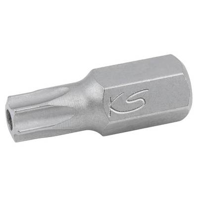 Metallischer Schraubendreheraufsatz, Torxform, mit markanter 'KS'-Prägung. Geeignet zum Anziehen oder Lösen von Torx-Schrauben.