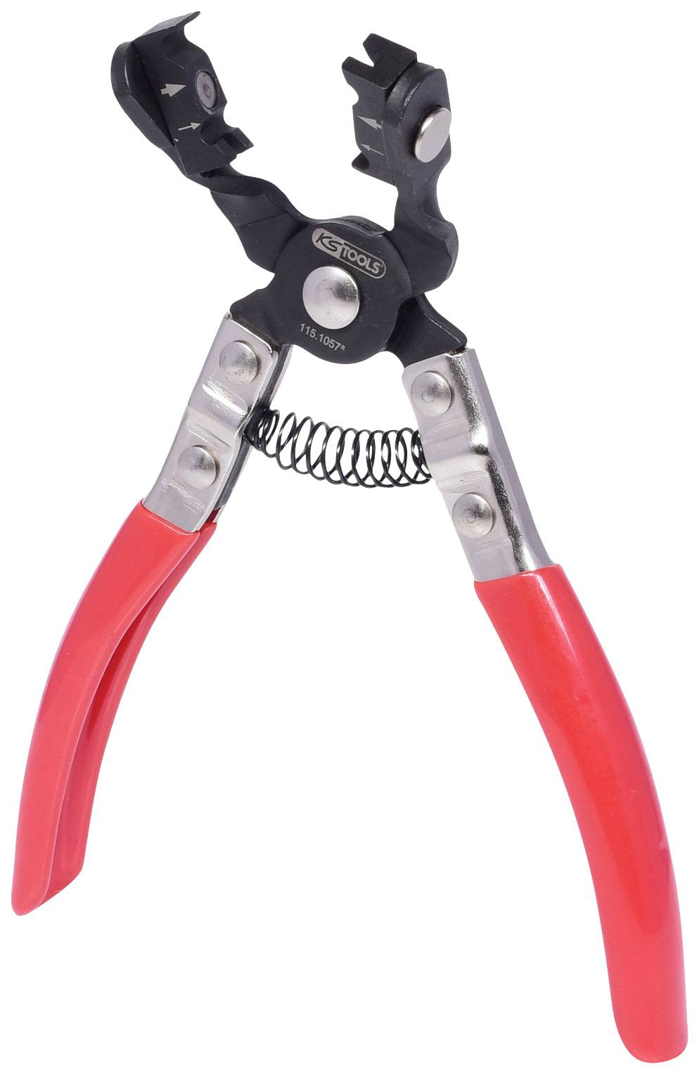 KS TOOLS Click-Schlauchschellenzange, Abgewinkelt