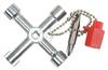 KS Tools 130.1015 Universal-Schaltschrankschlüssel, 71mm Schaltschrankschlüssel Zinkdruckguss 1 St.