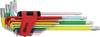 KS Tools 151.4440 TX Winkelschraubendreher-Set T 8, T 10, T 15, T 20, T 25, T 27, T 30, T 40, T 45, T 50, T 55, T 60, T 70, T 80 14teilig
