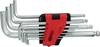 KS Tools 1515100 Innen-Sechskant Winkelschraubendreher-Set 1/16 Zoll, 5/64 Zoll, 3/32 Zoll, 1/8 Zoll, 5/32 Zoll, 3/16 Zoll, 7/32 Zoll, 1/4 Zoll, 5/16 Zoll, 3/8 Zoll 10teilig