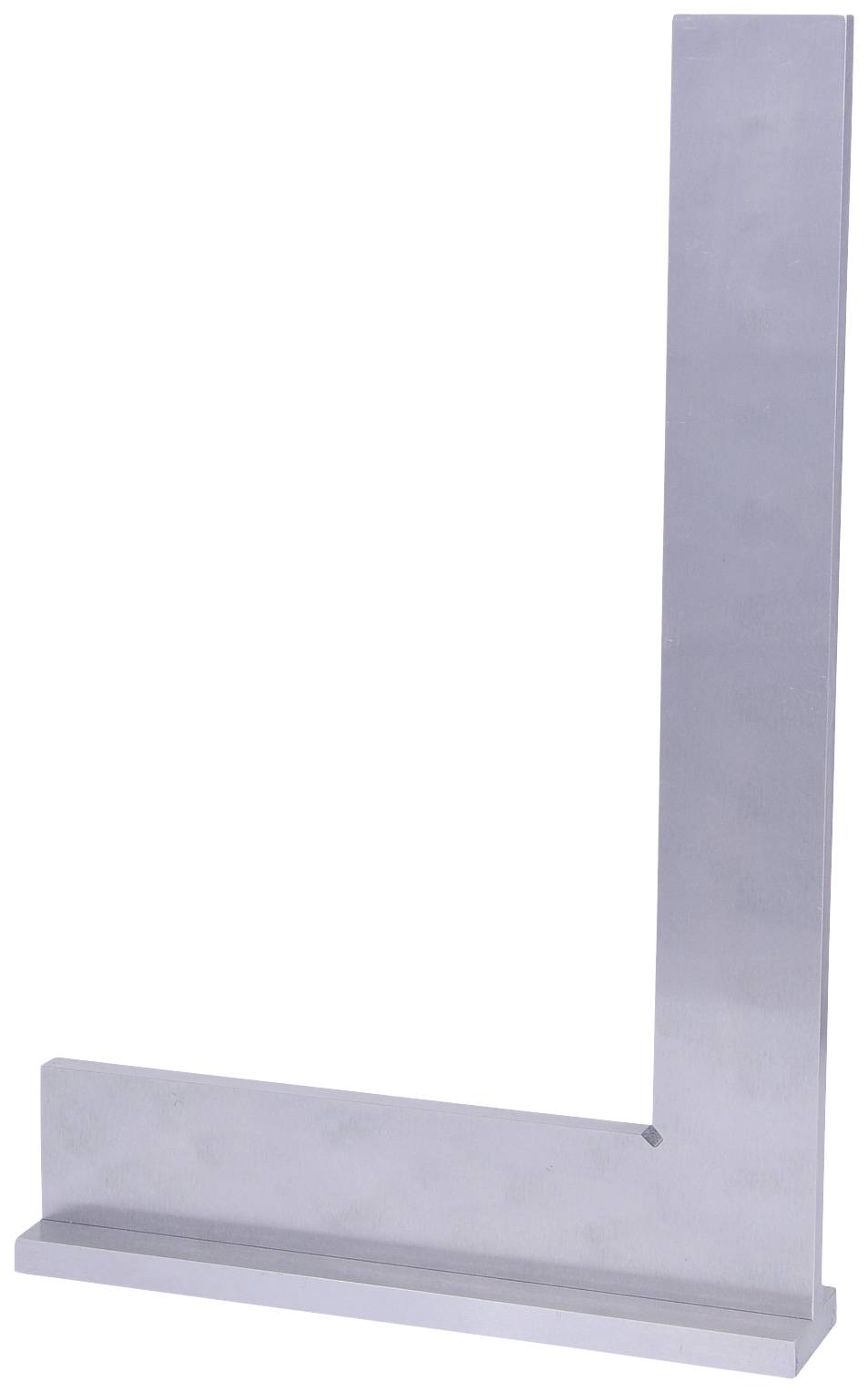 Metallwinkelmaß zur Überprüfung von 90-Grad-Winkeln, oft in der Holz- oder Metallverarbeitung verwendet.