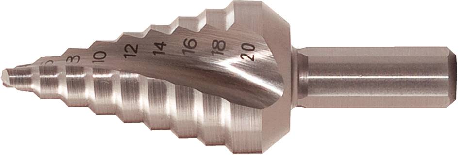 KS TOOLS HSS Stufenbohrer extra kurz,Ã? 4-30mm, 14 Stufen (330.2373)